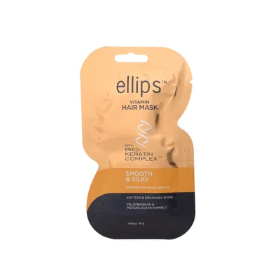 Ellips Smooth & Silky with Pro-Keratin Complex, Vitamin Hair Mask (Nieskazitelny Jedwab, Maska do włosów)