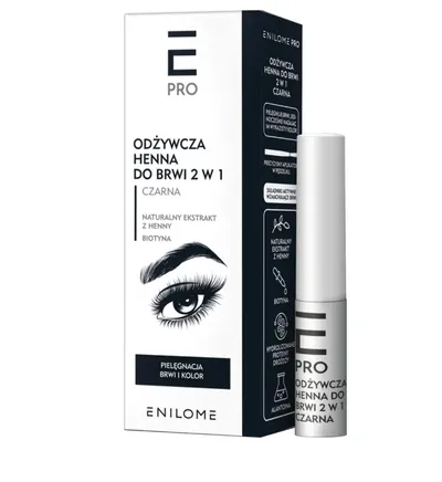 Enilome Healthy Beauty Pro,  Odżywcza henna do brwi 2w1 (różne kolory)