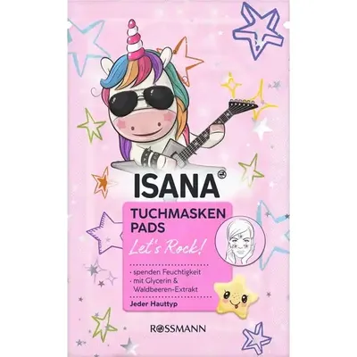 Isana Let's Rock, Sheet Masks (Maseczki w płachcie)