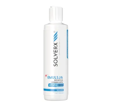 Solverx Atopic Skin, Emulsja do mycia i demakijażu
