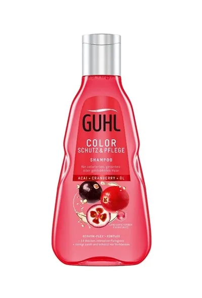 Guhl Acai & Cranberry Oil, Color Shampoo (Ochronny szampon do włosów farbowanych i z pasemkami)