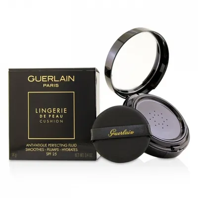 Guerlain Lingerie de Peau, Cushion Perfecting Fluid SPF25 (Kremowy podkład w poduszce SPF25)