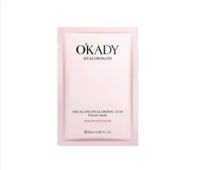 Okady Squalane Hyaluronic Acid Facial Mask (Odżywczo-nawilżająca maska ze skwalanem i kwasem hialuronowym)
