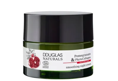Douglas Collection Naturals, Mature Skin, Pomegranate & Phyto Collagen, Smoothing Night Cream (Wygładzający krem do twarzy na noc)