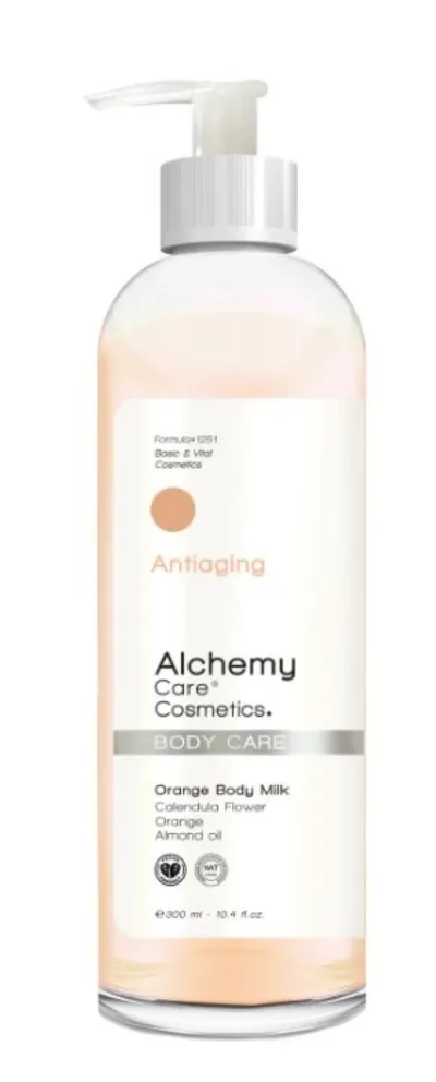 Alchemy Care Cosmetics Body Care, Orange Body Milk (Przeciwstarzeniowe mleczko do ciała)