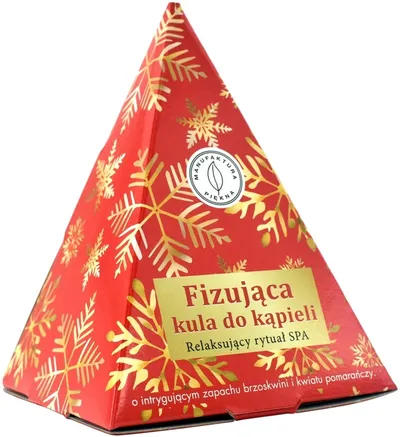 Manufaktura Piękna Świąteczna kula do kąpieli fizująca (różne rodzaje)