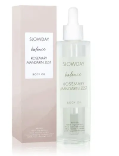 Slowday Balance, Rosemary Mandarin Zest, Body Oil (Rozmaryn i Mandarynka, Olejek do ciała)
