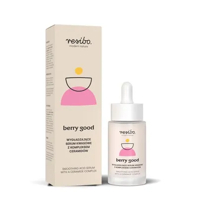 Resibo Berry Good, Wygładzające serum kwasowe z kompleksem ceramidów