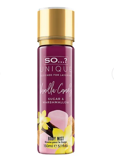 So...? Fragrance Unique, Vanilla Candy, Body Mist (Mgiełka zapachowa do ciała)