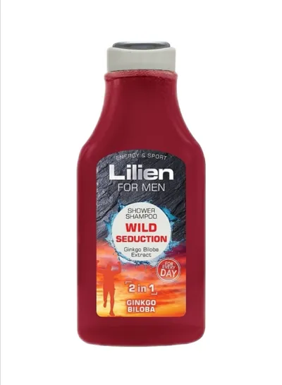 Lilien For Men, Wild Seduction,  Shower Shampoo 2in1 (Żel pod prysznic i szampon dla mężczyzn 2w1)