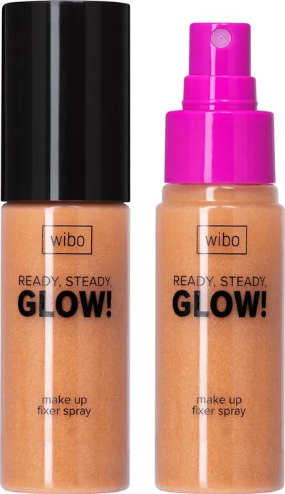Wibo Ready, Steady, GLOW! Fixing Spray (Rozświetlający fixer do makijazu)