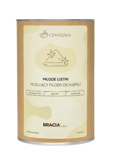 Czarszka Czarszka x Bracia Mydlarze, Młode listki, Musujący puder do kąpieli
