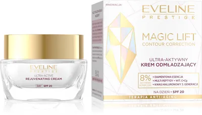 Eveline Cosmetics Prestige, Magic Lift, Ultra-aktywny krem odmładzający na dzień SPF 20