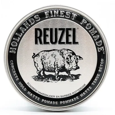 Reuzel Concrete Hold Matte Pomade (Mocno utrwalająca matowa pomada do włosów)