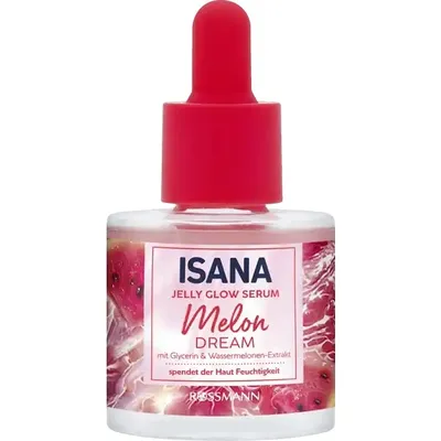 Isana Melon Dream, Jelly Glow Serum (Rozświetlające żelowe serum do twarzy)