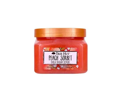 Tree Hut Peach Sorbet, Shea Sugar Scrub (Brzoskwiniowy sorbet, Scrub do ciała)