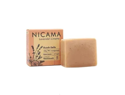 Nicama Lavender & Lime, Soap Bar (Lawenda i Limonka, Naturalne mydło  w kostce)