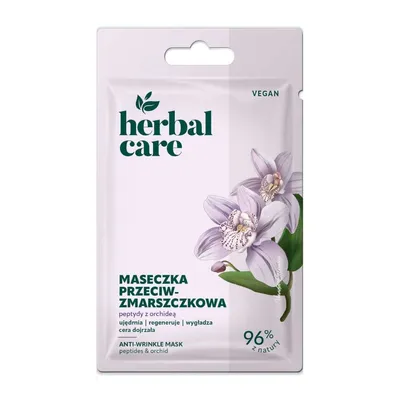 Herbal Care Maseczka przeciwzmarszczkowa z peptydami i orchideą