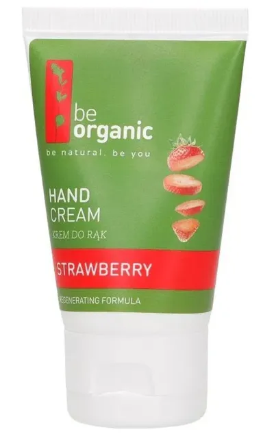 Be Organic Truskawka, Krem do rąk