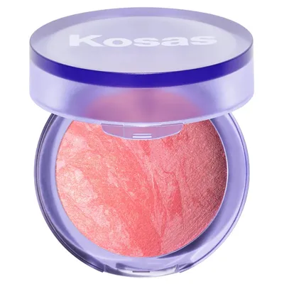 Kosas Blush Is Life Baked, Dimensional + Brightening Blush (Wypiekany róż do policzków)