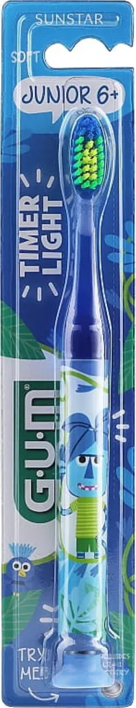 Gum Sunstar Light-Up, Szczoteczka do zębów dla dzieci 6+
