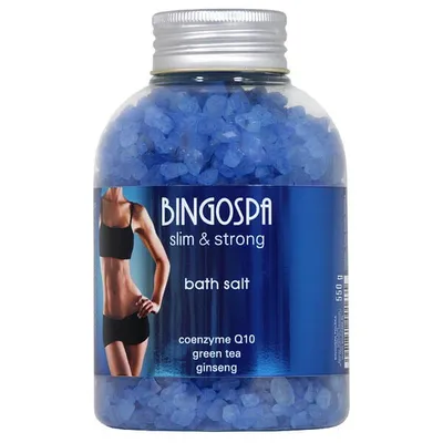 BingoSpa Slim & Strong, Bath Salt (Sól do kąpieli z koenzymem Q10, zieloną herbatą i żeń-szeniem)