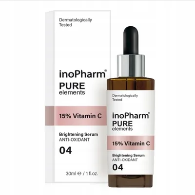 inoPharm Pure Elements, 15% Vitamin C Brightening Serum (Serum antyoksydacyjne z witaminą C)
