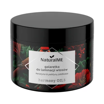 NaturalME Harmony Oils, Keratyna i pektyny jabłkowe, Galaretka do laminacji włosów