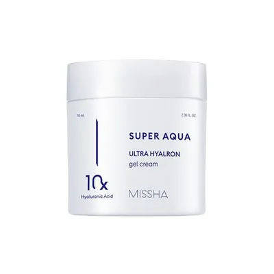 Missha Super Aqua, Ultra Hyalron Gel Cream (Nawilżający krem-żel do twarzy)
