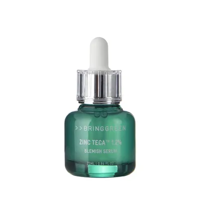 Bring Green Zinc Teca 1.2% Blemish Serum (Kojące serum do twarzy  na niedoskonałości z cynkiem)