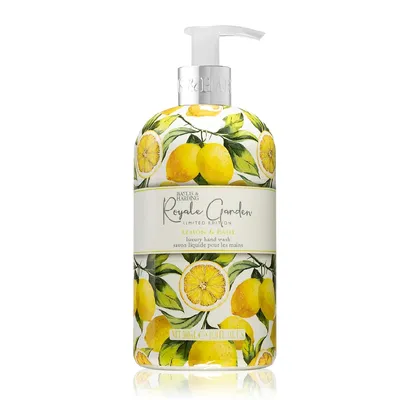 Baylis & Harding Royale Garden, Lemon & Basil, Luxury Hand Wash (Cytryna i Bazylia, Mydło w płynie)