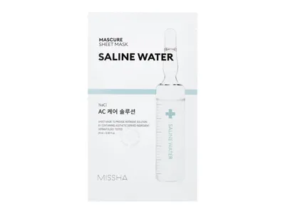 Missha Saline Water, Miscure Sheet Mask (Maska w płacie)