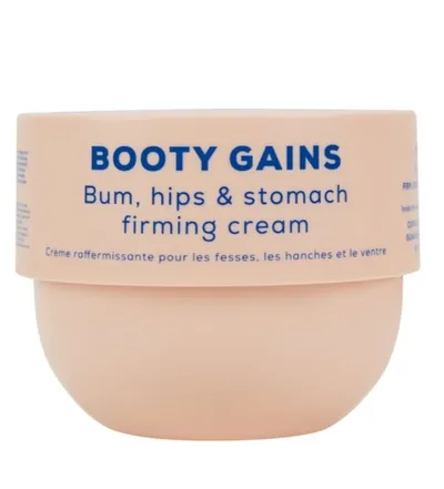 Bloom and Blossom Booty Gains,  Bum, Hips & Stomach Firming Cream (Ujędrniający krem do ciała)