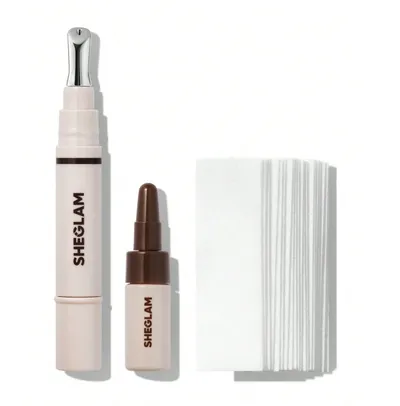 Sheglam EZ Control Hair Removal Pen & Control Soothing Toner (Wosk do depilacji brwi z łagodzącym tonikiem)