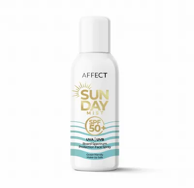Affect SunDay, Face Mist SPF 50 (Ochronna mgiełka do twarzy SPF50)