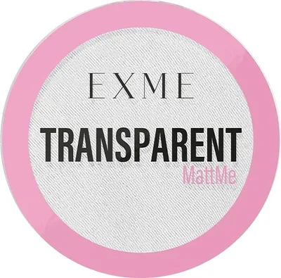 Exme MatteMe, Transparent Powder (Puder matujący)