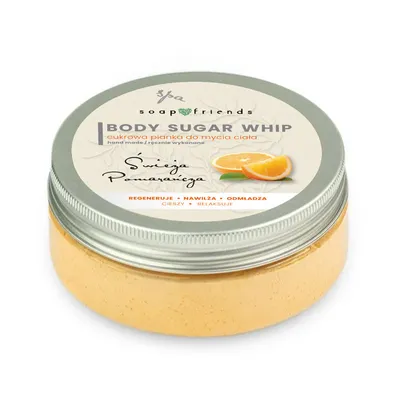 Soap & Friends Body Sugar Whip "Świeża pomarańcza" (Cukrowa pianka do mycia ciała)