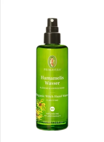 Primavera Hamamelis, Wather Organic Witch Hazel Water (Organiczna woda ziołowa do twarzy i ciała)