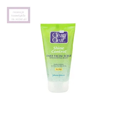 Clean & Clear Shine Control Daily Facial Scrub (Żel peelingujący przeciw błyszczeniu się skóry)