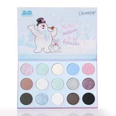 ColourPop Frosty The Snowman, Holiday Eyeshadow Palette (Paleta cieni do powiek)