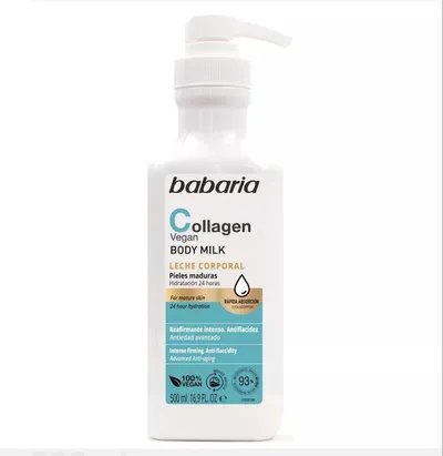 Babaria Natural Cosmetics Collagen, Vegan Body Milk (Kolagenowe mleczko do ciała)