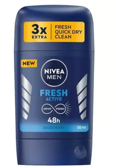 Nivea Men, Fresh Active, 48H Deodorant Stick (Dezodorant w sztyfcie)