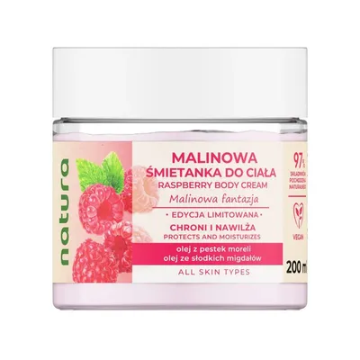 Natura Care Malinowa Fantazja, Śmietanka do ciała