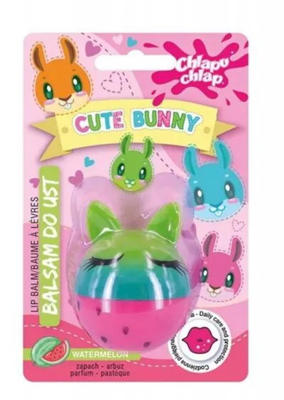 Chlapu Chlap Cute Bunny, Balsam do ust (różne zapachy)