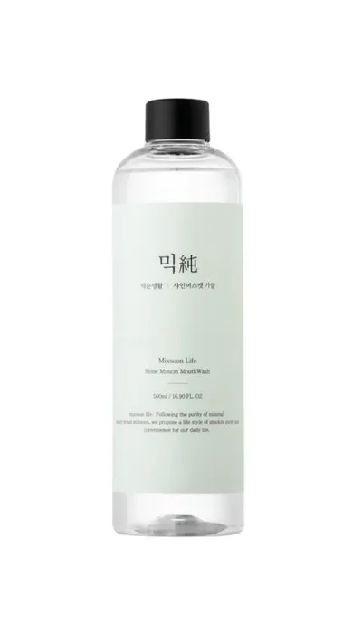 Mixsoon Life Shine Muscat, MouthWash (Łagodny płyn do płukania jamy ustnej)