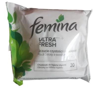Femina Ultra Fresh, Chusteczki do higieny intymnej