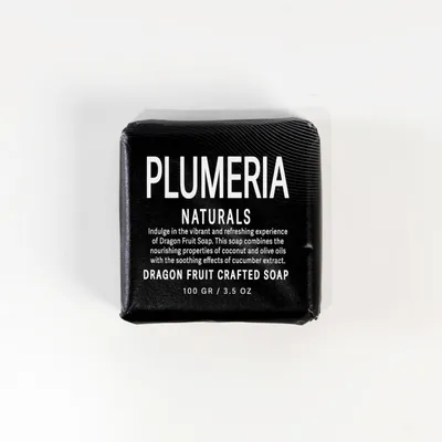 Plumeria Naturals Dragon Fruit, Crafted Soap (Smoczy Owoc, Kostka pielęgnacyjna)