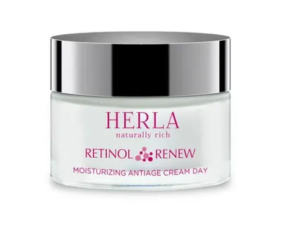 Herla Retinol Renew, Moisturizing Anti-Age Cream Day (Krem do twarzy na dzień z retinolem)