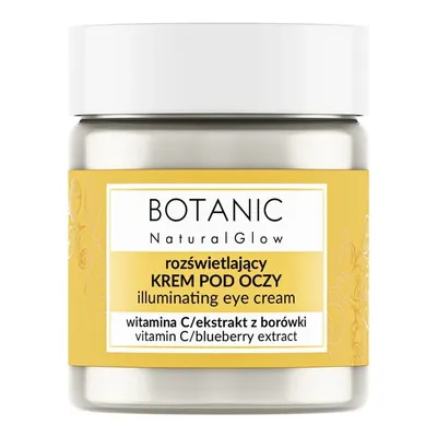 Botanic Skin Food Natural Glow, Rozświetlający krem pod oczy