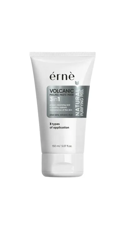 Erne Volcanic Peeling-Paste-Mask 3in1 (Wulkaniczny peeling-pasta do twarzy 3w1)